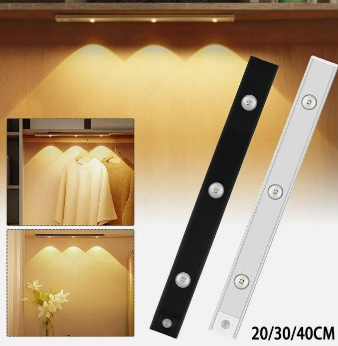 LED Motion Sensor Ceiling/Cabinet Aesthetic Light With USB Rechargeable