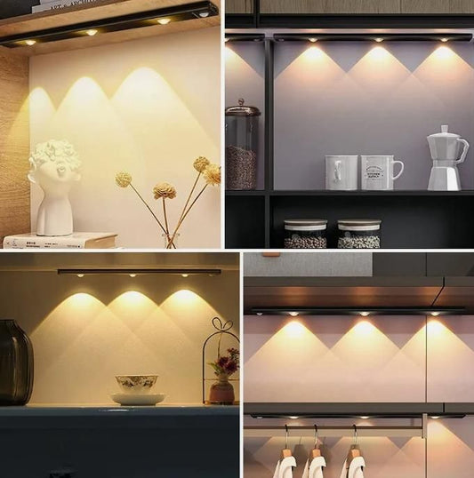 LED Motion Sensor Ceiling/Cabinet Aesthetic Light With USB Rechargeable